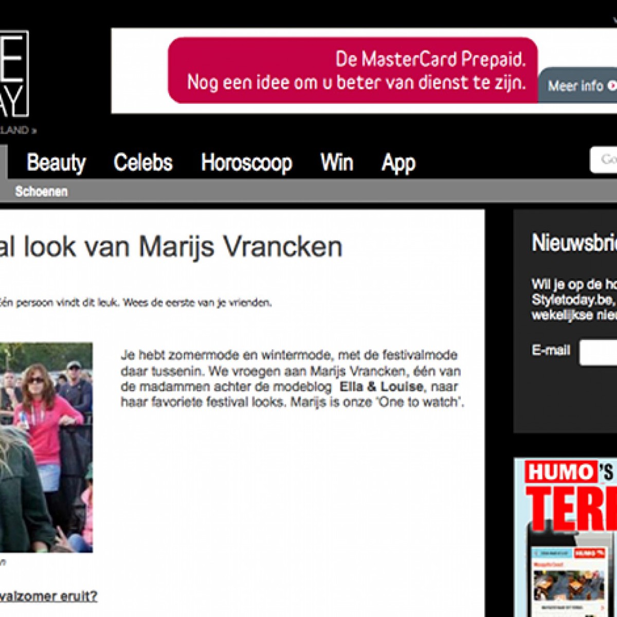 Feature: Festivalfashion on Styletoday