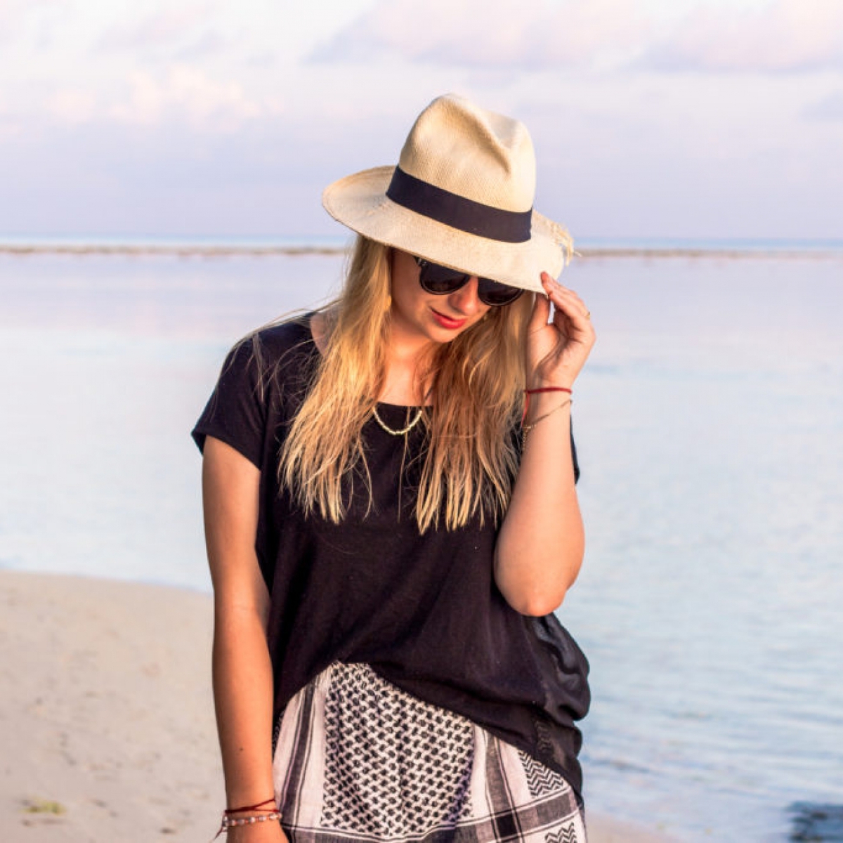 Sunset On The Maldives